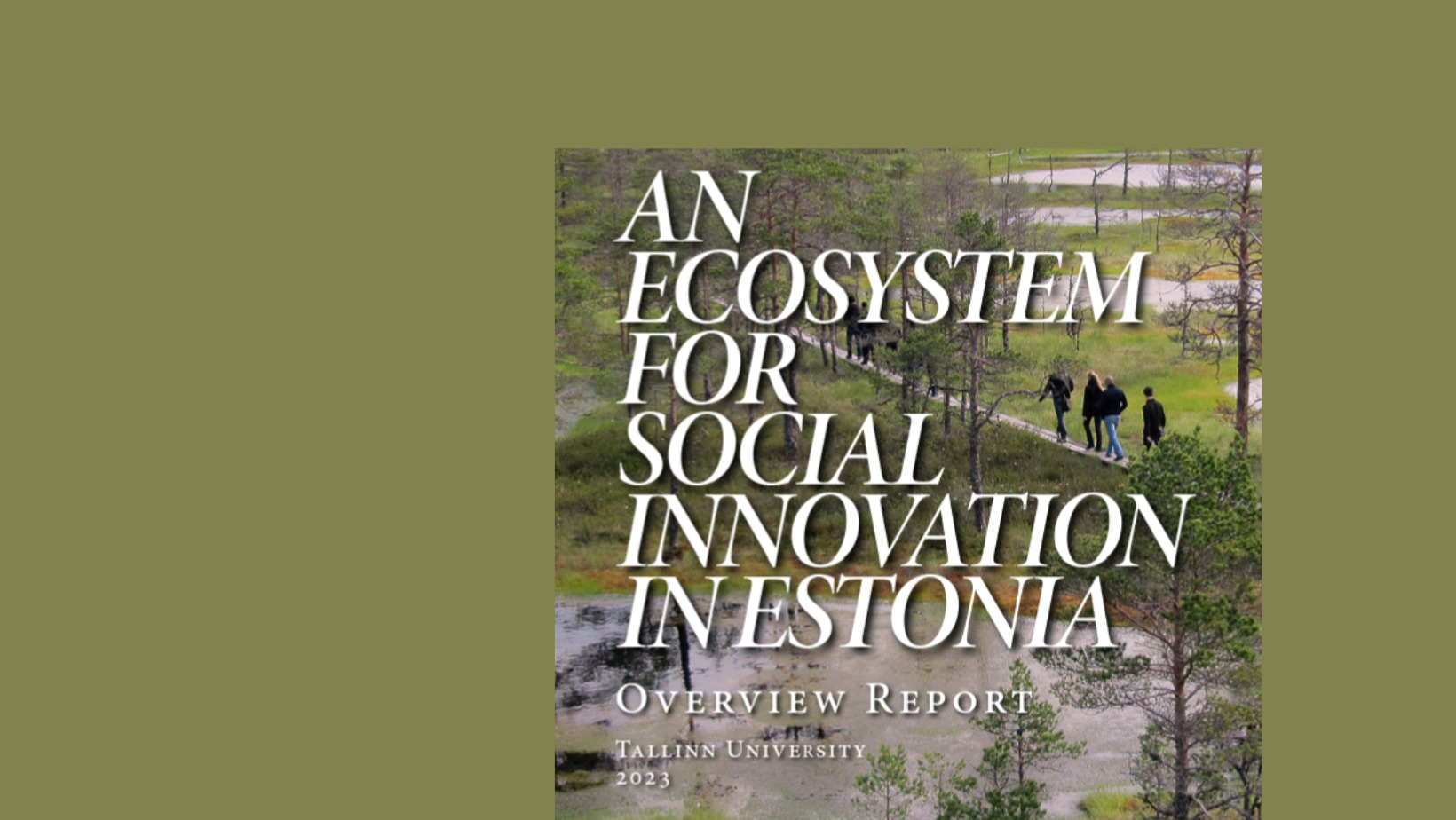 Valminud on Eesti sotsiaalse innovatsiooni ökosüsteem ülevaate raport